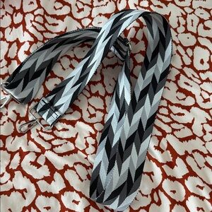 Geometric Patterned Bag Strap